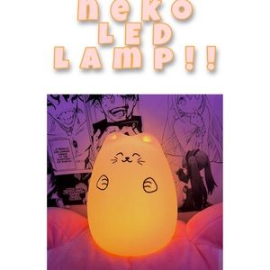 Kawaii neko LED lamp